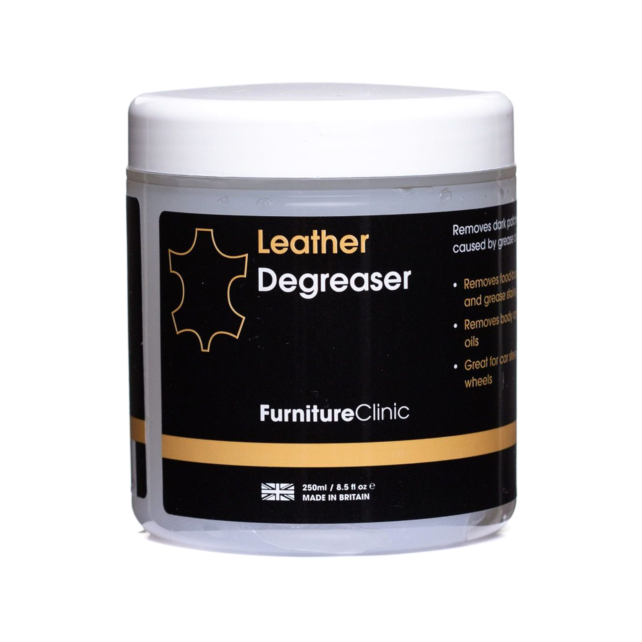 Rasvanpoistoaine Furniture Clinic Leather Degreaser, 250 ml, Geeli